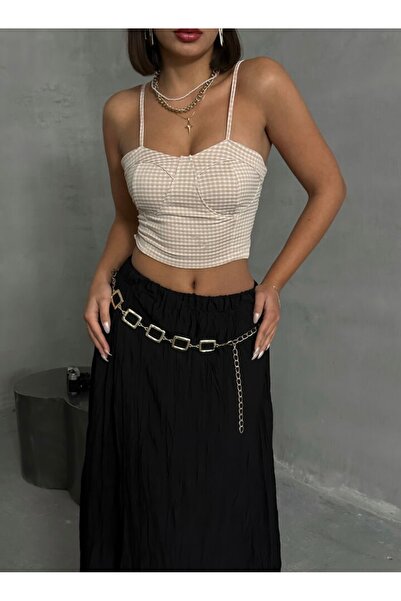 Belle Pötikare Askılı Crop