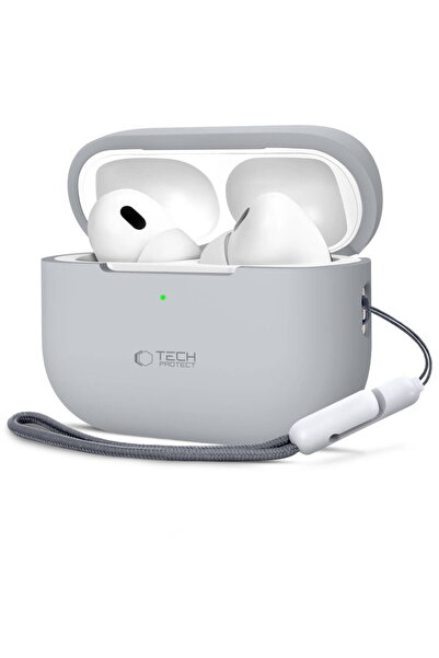 Tech-Protect SILICONE APPLE AIRPODS PRO 1 / 2 CRAYON GREY