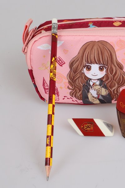 Harry Potter x Dekomus "Magic Girl Collection" Lisanslı Kırtasiye Seti Kalem Çantası,Cetvel,Kurşun K