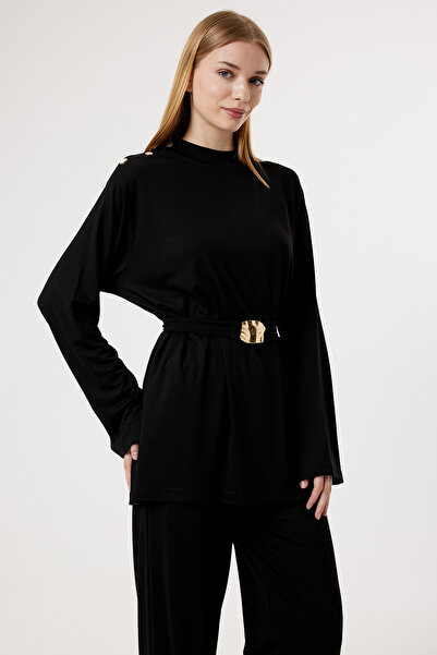 Suede Style 6478 - Κομψό, άνετο, μαλακό γυναικείο σετ από ύφασμα Lina Interlo...