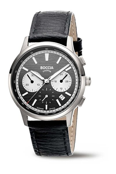 Boccia Ceas bărbătesc 3734-01, Cuarț, 40mm, 5ATM