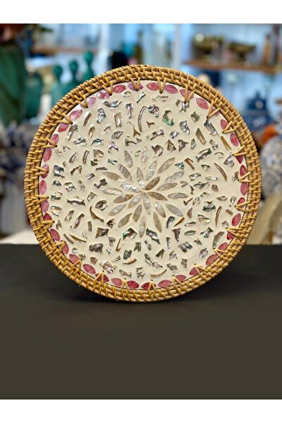 Sever ΚΡΕΜ ΚΟΚΚΙΝΟΣ ΔΙΑΚΟΣΜΗΤΙΚΟΣ ΔΙΣΚΟΣ/ΔΙΣΚΟΣ ΡΑΤΑΝ ΜΕ ΦΙΛΙΓΚΡΑΝΕΣ 32ΕΚ.