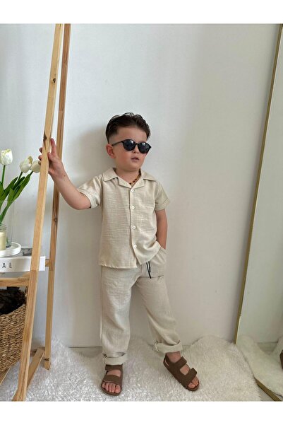 RÜYA KİDS Boy's Summer Festive & Casual Stylish 2-Piece Set
