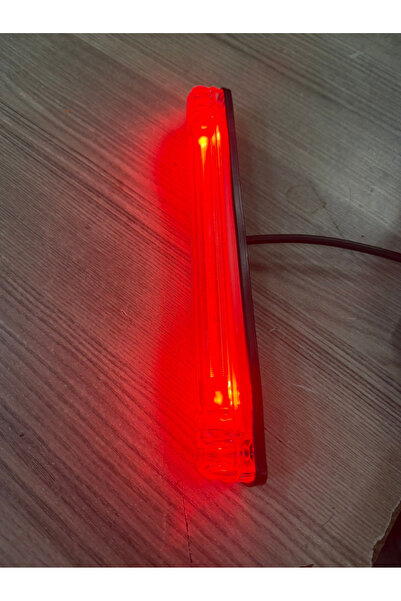 ledci ahmet UZUN NEON KIRMIZI - KAMYON VE TIRLAR İÇİN KANAT ARKASI FLORASAN LED