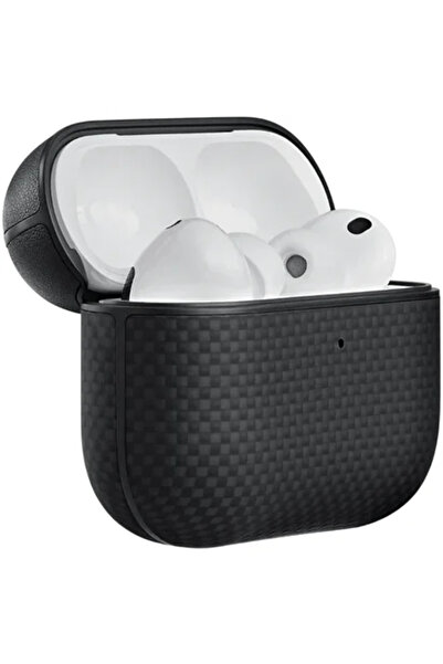 PITAKA Carcasa pentru AirPods Pro 3, Fibra de Aramida, Negru