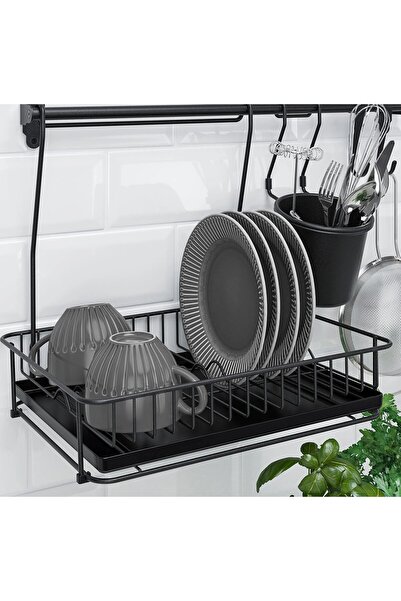 IKEA QUİCK Asılabilir Bulaşıklık 29x38x37 Cm Ray Bulaşıklığı Tabaklık Kurutma...