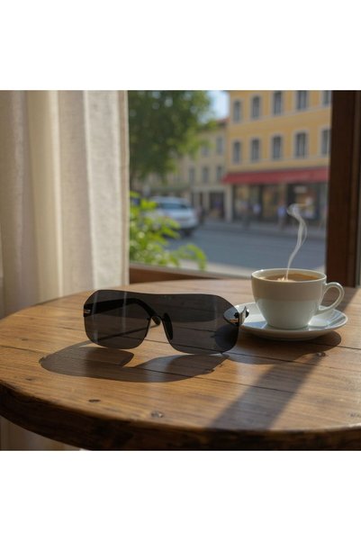 GİYU SHOP Unisex Children's Transparent Glass Sunglasses