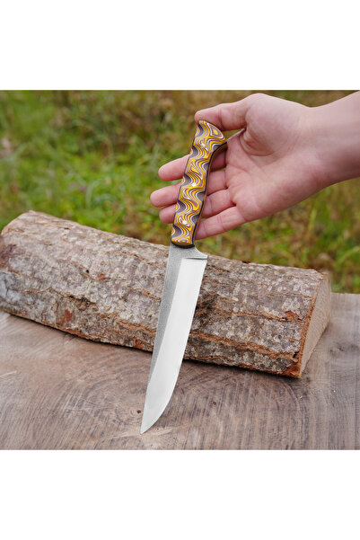 kösemehmet Mutfak Bıçağı - N690 Çeliği - Verzalit Sap 29 Cm