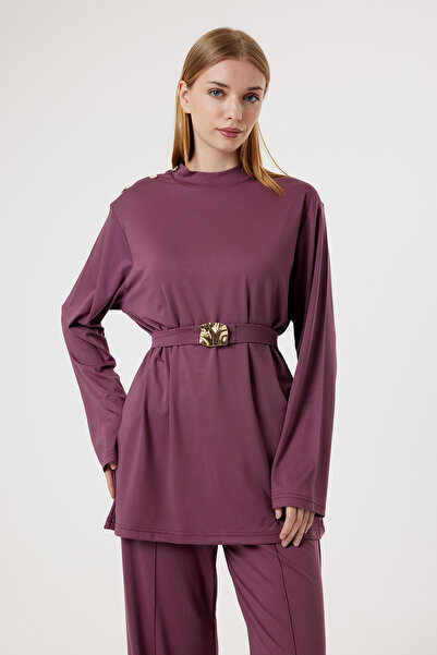 Suede Style 6478 - Κομψό, άνετο, μαλακό γυναικείο σετ από ύφασμα Lina Interlo...