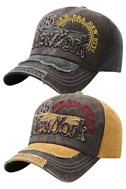Uniquetrenders Unisex Vintage 85 New York Κεντημένο Ρυθμιζόμενο Καπέλο Μπέιζμ...