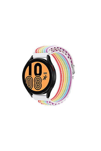 NewFace Watch 22mm Kr410 Fabric Strap - Rainbow