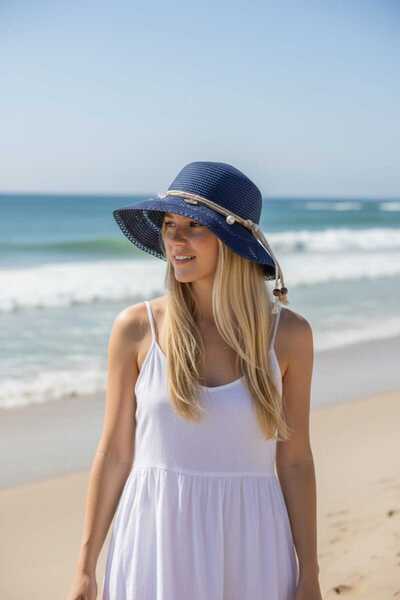 Aware Time Ψάθινο καπέλο μισού φεγγαριού