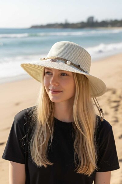 Aware Time Ψάθινο καπέλο μισού φεγγαριού