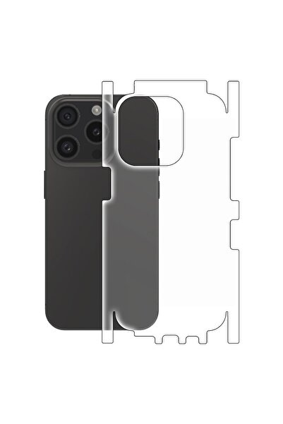 Ecr Mobile Iphone 15 Pro ile Uyumlu 360 Arka Kaplama