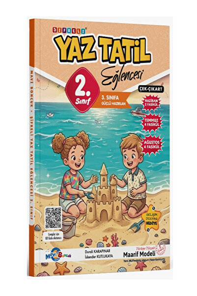 Mavi Boncuk 2.Sınıf Şifreli Yaz Tatil Eğlencesi - 3.Sınıfa Güçlü Hazırlan / G...
