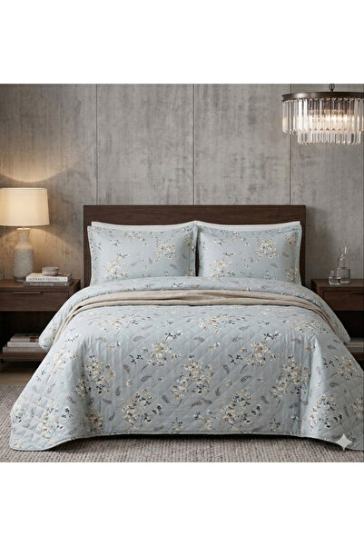 GOOD MORNİNG PAMUKKALE ΔΙΠΛΟ ΚΑΠΙΤΟΝΕ ΚΑΛΥΜΜΑ ΚΡΕΒΑΤΙΟΥ ΜΕ ΜΠΛΕ ΕΘΝΙΚΟ ΣΧΕΔΙΟ