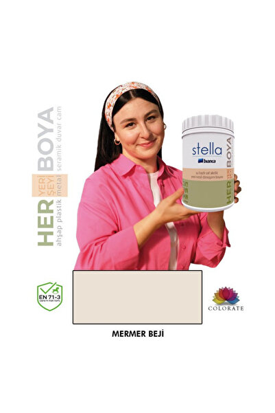 Bianca Stella Serisi Yeni Nesil Yüzey Dönüşüm Boyası - Mermer Beji
