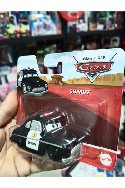 HOT WHEELS Cars Sheriff Oyuncak Metal araba 7 cm 1/55 ölçek