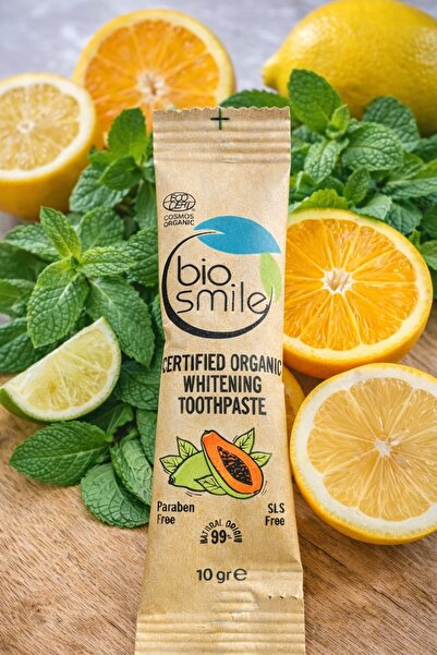 biosmile Bio Smile Sertifikalı Organik Beyazlatıcı Diş Macunu 10 gr