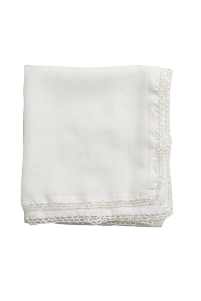 SDD Premium Bawal Hijab with Delicate Crochet Details