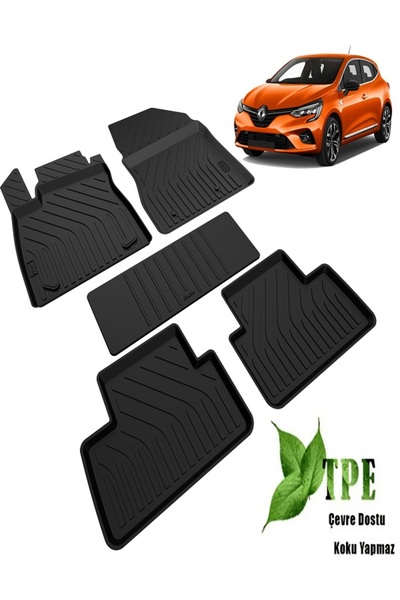 Dbc Online Clio 5 4D HAVUZLU PASPAS 2020 2021 2022 2023 2024 2025 MODEL KOKUSUZ