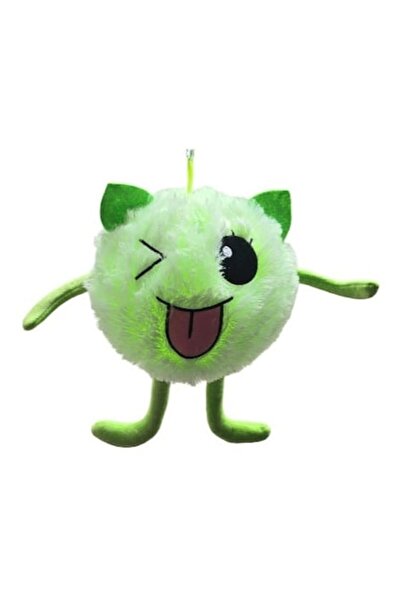 MASHASHOP Minge pufoasă, Prieteni amuzanți, verde, 23 cm