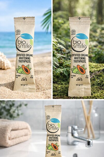 biosmile Bio Smile Sertifikalı Organik Beyazlatıcı Diş Macunu 10 gr
