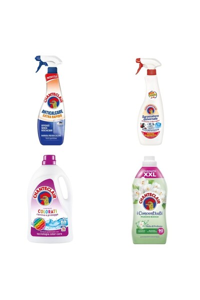 Chanteclair Set 4 Chanteclair: 1x Anticalcar Rapid, 1x Degresant Marsilia, 1x...