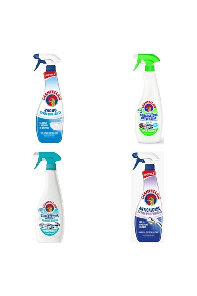 Chanteclair Set 4 Chanteclair: 1x Anti-limescale Shine, 1x Lemon Degreaser, 1...