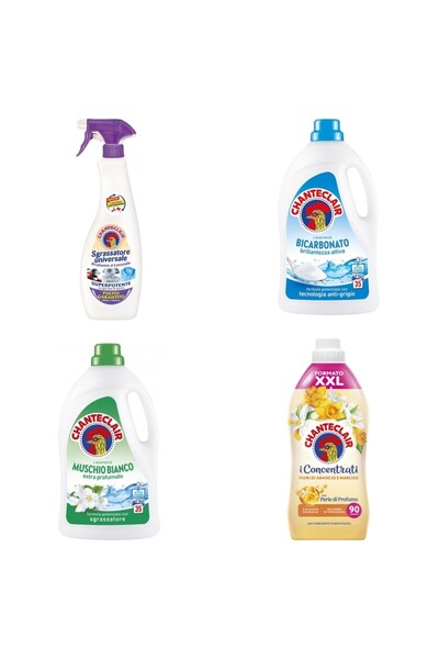 Chanteclair Set 4 Chanteclair: 1x Degresant Mosc Alb, 1x Detergent Bicarbonat...