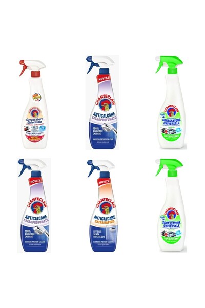 Chanteclair Set of 6 Chanteclair: 1x Marseille Degreaser, 2x Scented Degrease...