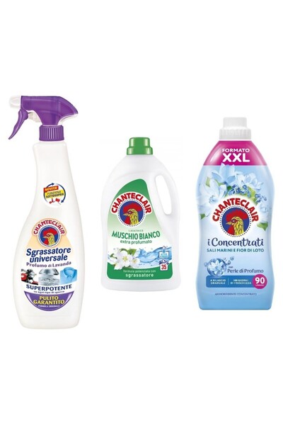 Chanteclair Set 3 Chanteclair: 1x White Musk Degreaser, 1x White Musk Deterge...