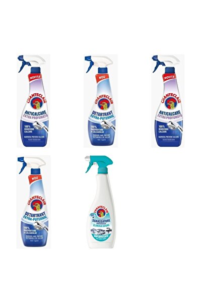 Chanteclair Set 5 Chanteclair: 2x Scented Degreaser, 2x Strong Descaler, 1x A...