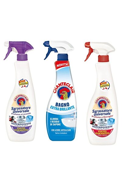 Chanteclair Set 3 Chanteclair: 1x Degresant Lavanda, 1x Anticalcar Stralucire...