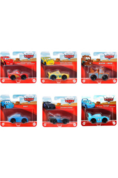 Oyuncak Bayim Cars 6'lı set Oyuncak Metal araba 7 cm 1/55 Ölçek