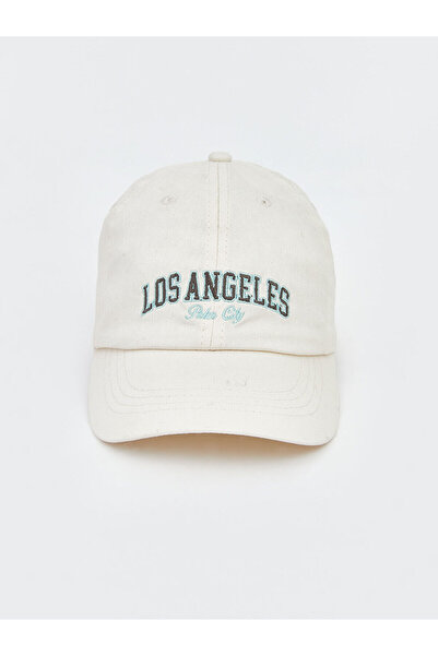 LC Waikiki Trendlucky Los Angeles Embroidered Girl's Cap Hat with Difference