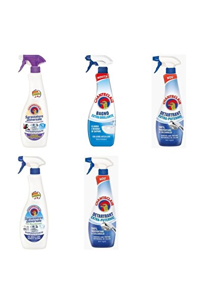 Chanteclair Set 5 Chanteclair: 1x White Musk Degreaser, 1x Shine Anti-limesca...
