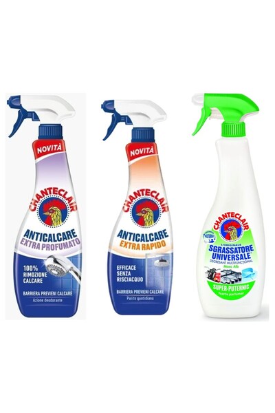 Chanteclair Set 3 Chanteclair: 1x Scented Degreaser, 1x Rapid Anti-limescale,...