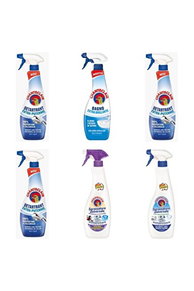 Chanteclair Set 6 Chanteclair: 3x Strong Descaler, 1x Shine Anti-limescale, 1...