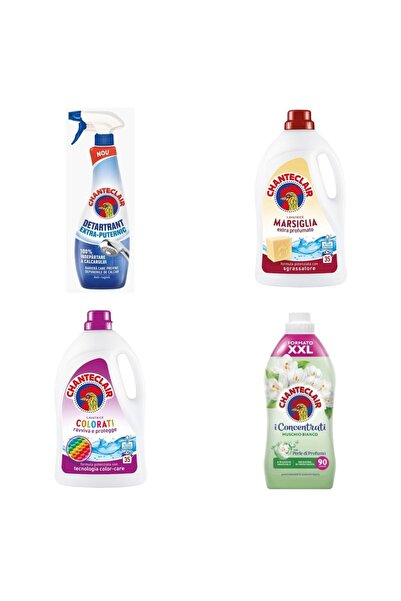 Chanteclair Set 4 Chanteclair: 1x Detartrant Puternic, 1x Detergent Marsilia,...