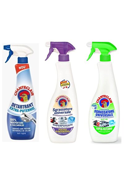Chanteclair Set 3 Chanteclair: 1x Strong Descaler, 1x Lavender Degreaser, 1x ...