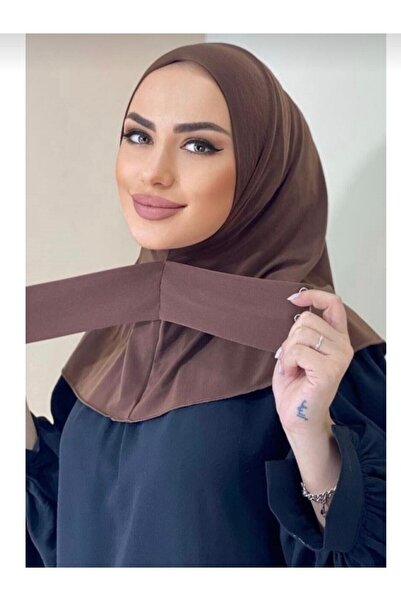 LAMASAT AVM وشاح حجاب نسائي بني اللون