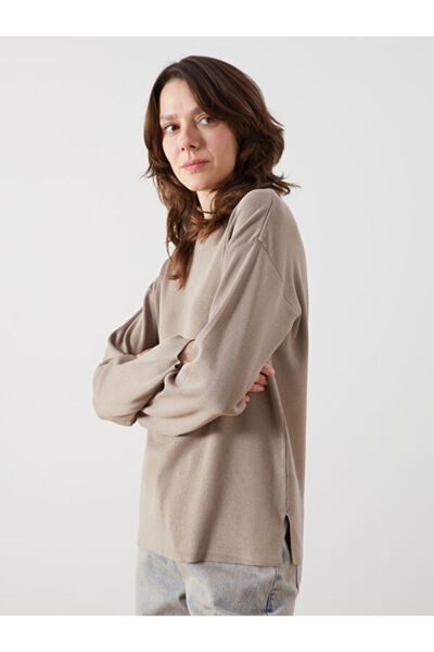 LC Waikiki Rmz Gi̇yi̇m Farkiyla Zero Roba Collar Women's Knitwear Sweater