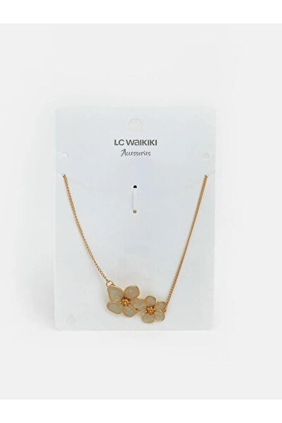 LC Waikiki Γυναικείο κολιέ με φιγούρα λουλουδιού (S6)