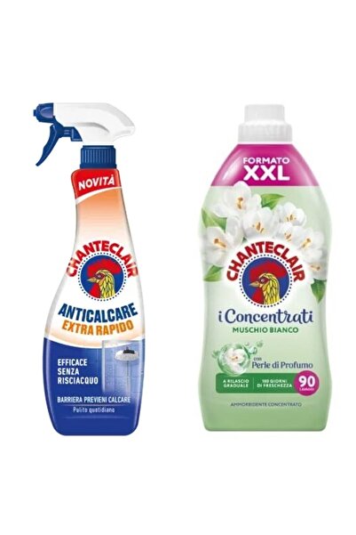 Chanteclair Chanteclair Set 2: 1x Rapid Anti-limescale, 1x White Musk Balm