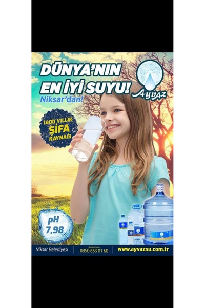 AYVAZ NİKSAR SUYU 12 ADET 0.5 LİTRE