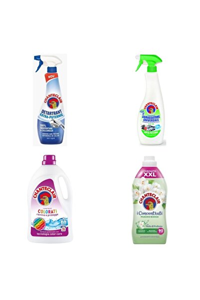 Chanteclair Set 4 Chanteclair: 1x Strong Descaler, 1x Lemon Degreaser, 1x Col...