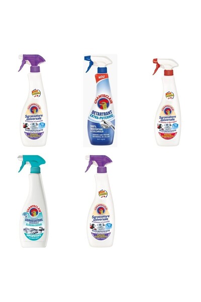 Chanteclair Set 5 Chanteclair: 1x White Musk Degreaser, 1x Strong Descaler, 1...