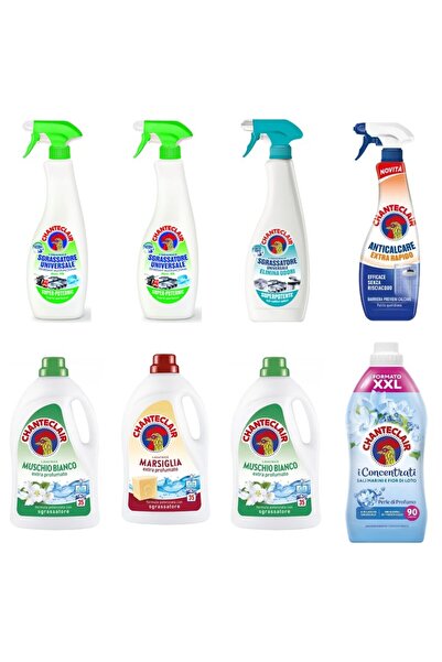 Chanteclair Set 8 Chanteclair: 2x Lemon Degreaser, 1x Anti-Odor Degreaser, 1x...