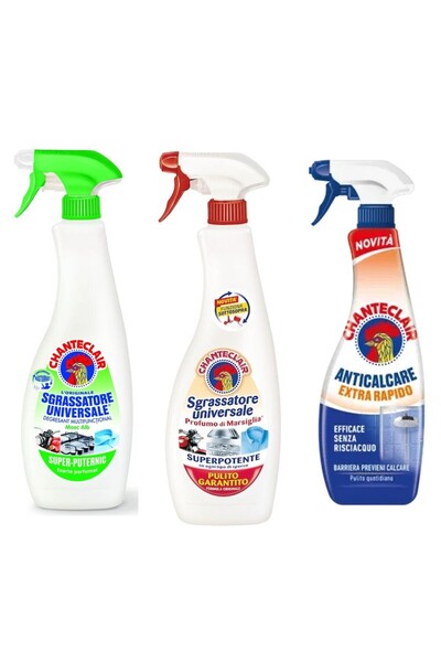 Chanteclair Set 3 Chanteclair: 1x Lemon Degreaser, 1x Marseille Degreaser, 1x...